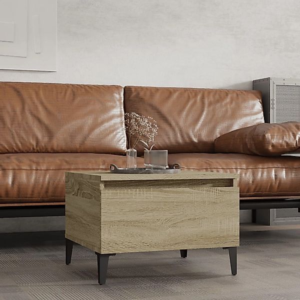 vidaXL Beistelltisch Beistelltisch Sonoma-Eiche 50x46x35 cm günstig online kaufen