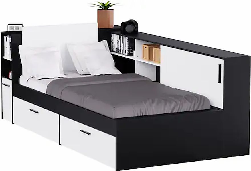 Demeyere GROUP Stauraumbett »DREAMPAD Bett 90x190/200 mit Ablage« günstig online kaufen