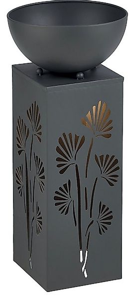 IC Gardenstyle Dekosäule LED Dekosäule mit abnehmbarer Pflanzschale und Bel günstig online kaufen