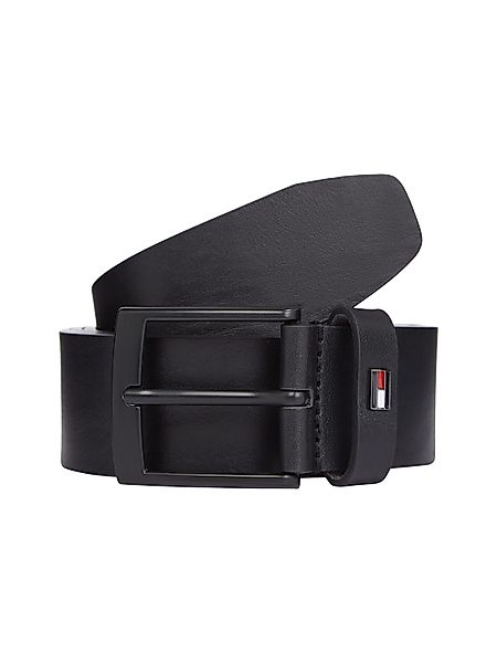 Tommy Hilfiger Ledergürtel "ADAN 3.5 EXT" Metalllogopatch, Einfachdornschna günstig online kaufen