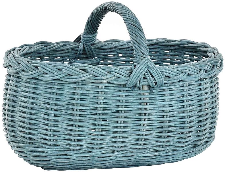 Krines Home Flechtkorb Autokorb Einkaufskorb Natur Rattan Trage Auto Korb m günstig online kaufen