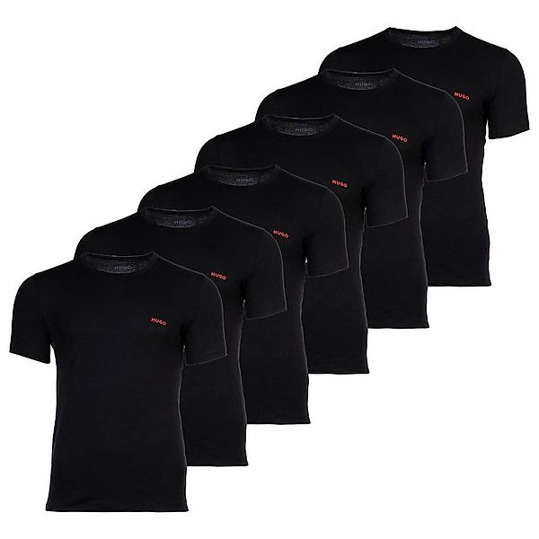 HUGO T-Shirt Herren T-Shirt, 6er Pack - Rundhals, kurzarm, (Packung, 6er Pa günstig online kaufen