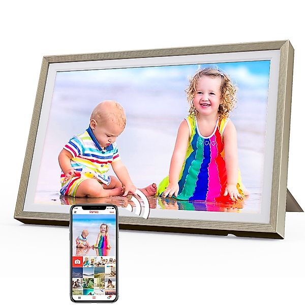 Fine Life Pro Digitaler Fotorahmen mit WiFi-Fotoübertragung. Digitaler Bild günstig online kaufen