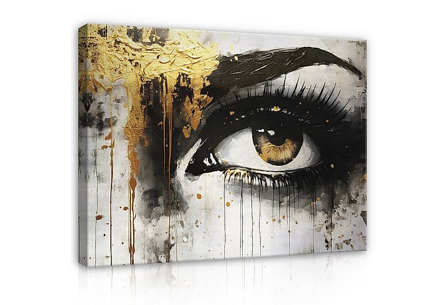 Wallarena Leinwandbild Frau Abstrakt Modern XXL Wandbilder Wanddeko Bilder günstig online kaufen