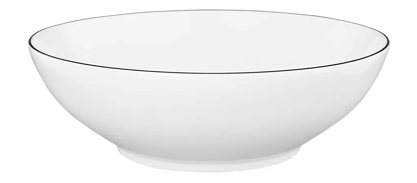 Seltmann Weiden Schüssel "Lido Black Line" 1 Stk. aus Porzellan Schale rund günstig online kaufen