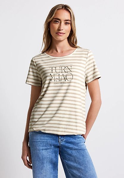 STREET ONE T-Shirt, mit Elastikbund günstig online kaufen