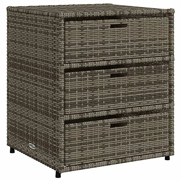 vidaXL Gartenbox, Gartenschrank Grau 55x59x69 cm günstig online kaufen