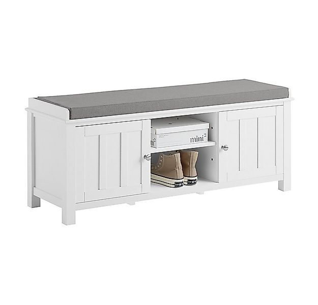 SoBuy Schuhbank FSR35, Bettbank Schuhregal mit Sitzbank, Sitzbank mit Sitzk günstig online kaufen