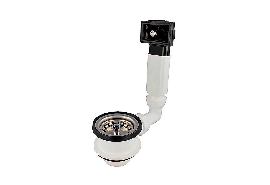 tecuro Siphon Spülen-Siebkorbventil Ø 70 mm (1 1/2 Zoll) mit Überlauf 38x64 günstig online kaufen