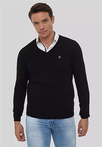 SIR RAYMOND TAILOR Strickpullover "Erky", (1 tlg.), mit klassischem V-Aussc günstig online kaufen