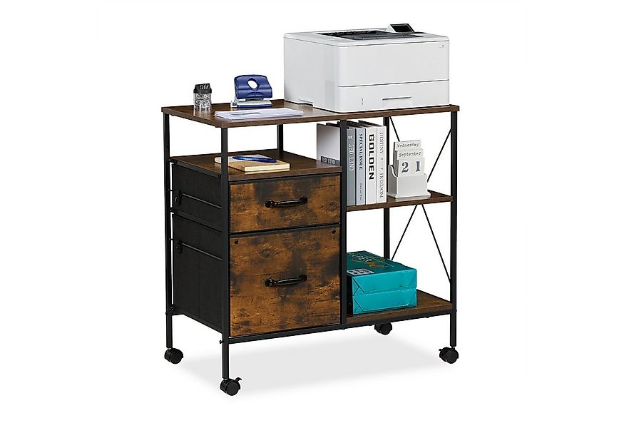 relaxdays Rollcontainer mit Schublade günstig online kaufen