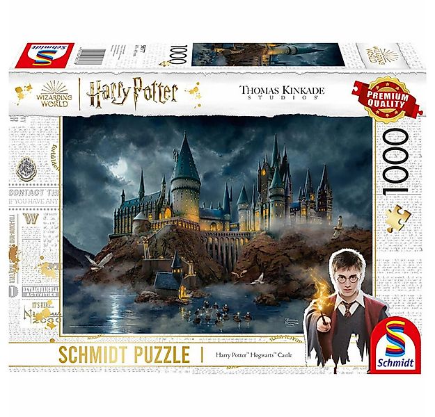 Schmidt Spiele Puzzle Harry Potter Hogwarts Castle Kinkade 1000 Teile, 1000 günstig online kaufen