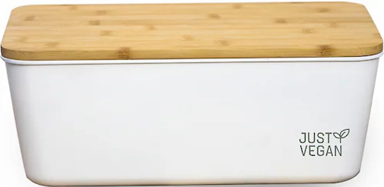 JUST VEGAN Brotkasten, (Set, 1 tlg., inkl. Schneidebrett), aus Biokunststof günstig online kaufen