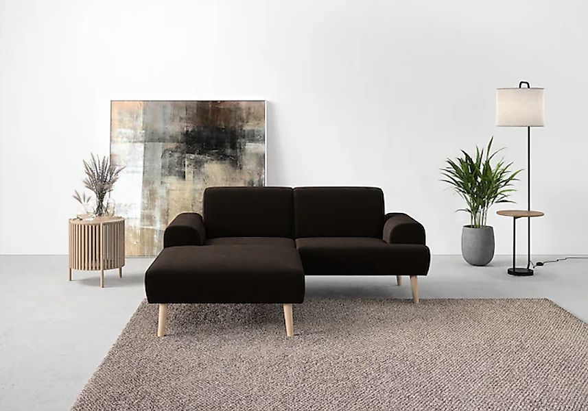 andas Ecksofa »Swift Scandic Design, komfortabler Federkern, Breite 192cm, günstig online kaufen