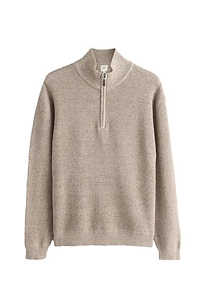 Next Strickpullover Regular Fit Premium Troyer günstig online kaufen