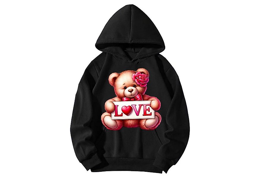 Banco Hoodie Damen Oversized Hoodie Kapuzenpullover Valentinstag Größen XS günstig online kaufen
