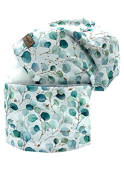 nadycat Beanie EUKALYPTUS ZWEIGE (2-St., Beanie mit passendem Loop) handgef günstig online kaufen