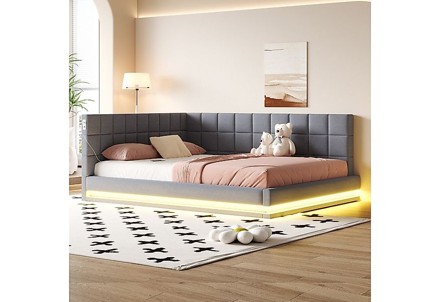 REDOM Schlafsofa Polsterbett,Funktionsbett,Jugendbett, Multifunktionales Po günstig online kaufen