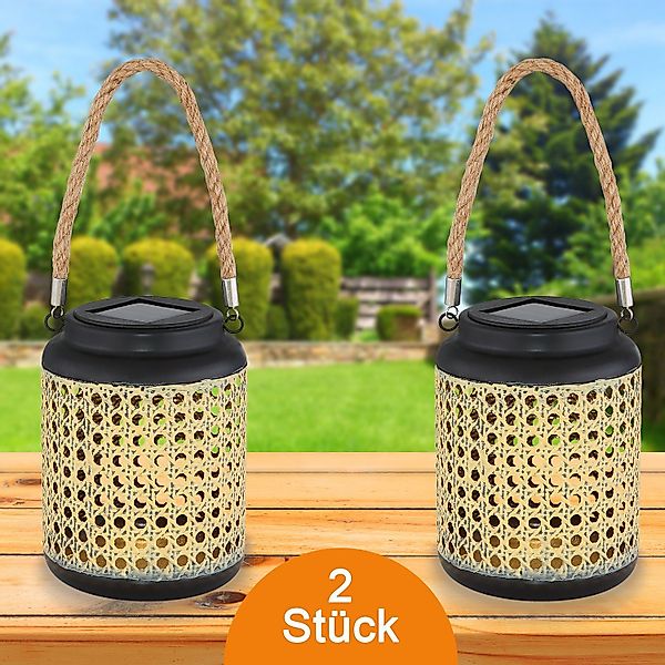 bmf-versand LED Solarleuchte Solarlampe Garten 2er günstig online kaufen