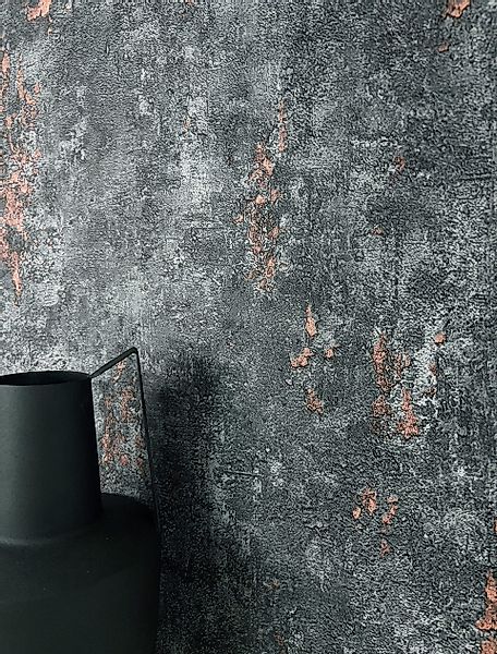 Newroom Vliestapete, Grau Tapete Modern Beton günstig online kaufen