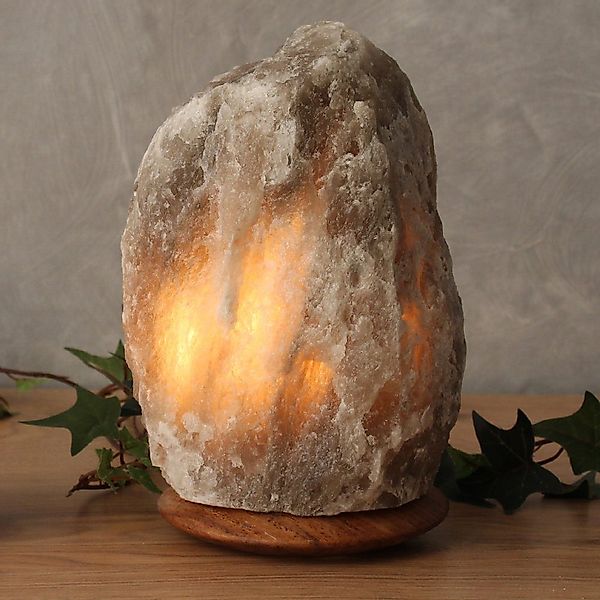 HIMALAYA SALT DREAMS Salzkristall-Tischlampe Rock, Leuchtmittel günstig online kaufen