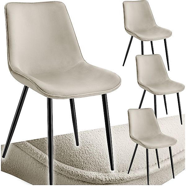 tectake Esszimmerstuhl Set Stuhl (Set, 4 günstig online kaufen