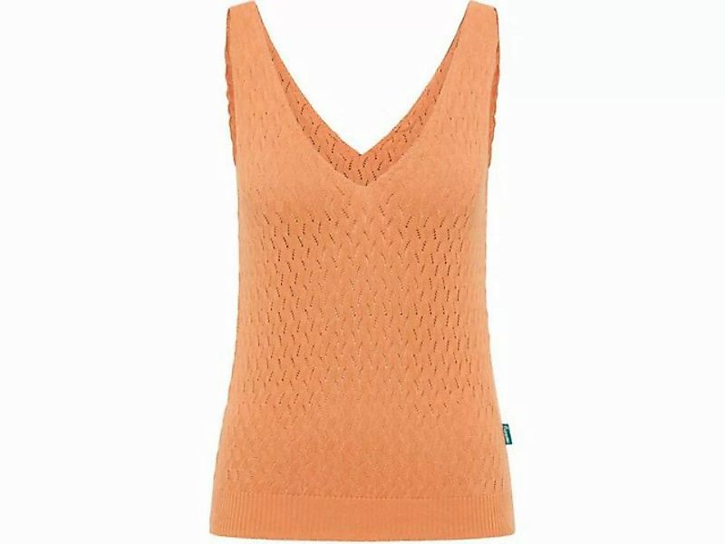 Tranquillo Tanktop tranquillo Bio-Damen-Strick-Top mit V-Ausschnitt günstig online kaufen