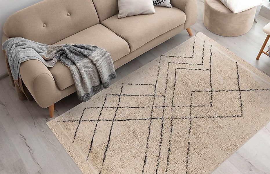 Kayoom Teppich "Mylen 625" rechteckig 20 mm Höhe günstig online kaufen