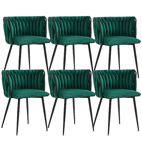 LVHOM Esszimmerstuhl Set mit runden Rückenlehne, günstig online kaufen