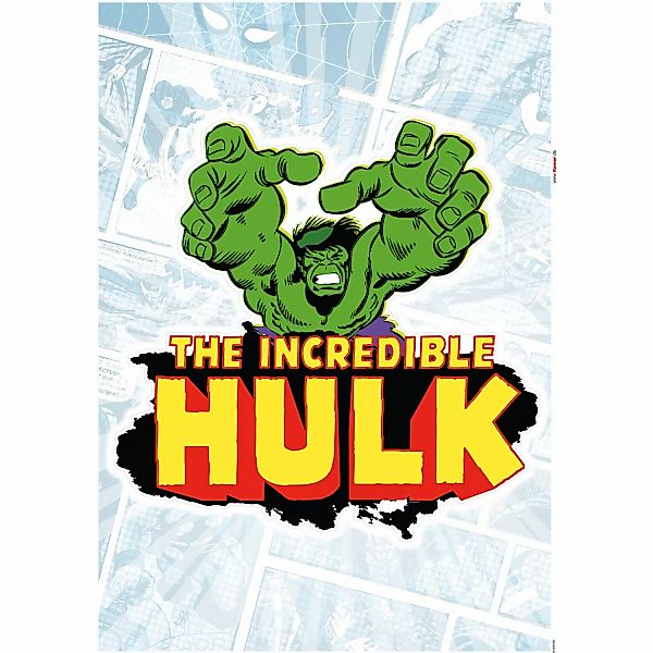 Komar Wandtattoo "Hulk Comic Classic - Größe 50 x 70 cm", (1 St.), selbstkl günstig online kaufen