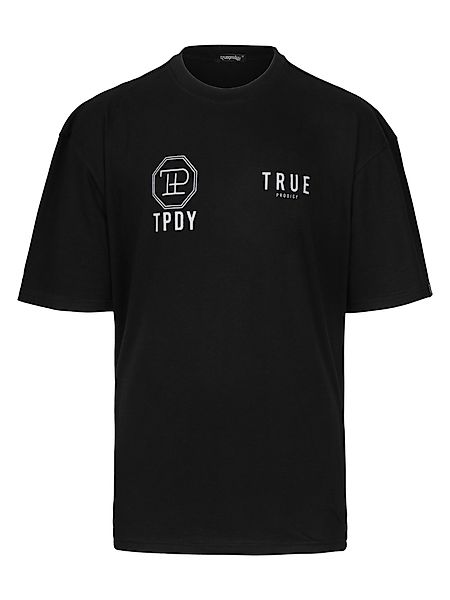 trueprodigy Oversize-Shirt Eren Logoprint Rundhals dicker günstig online kaufen