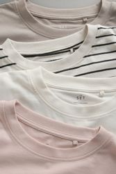 The Set Langarmshirt The Set Relaxed günstig online kaufen