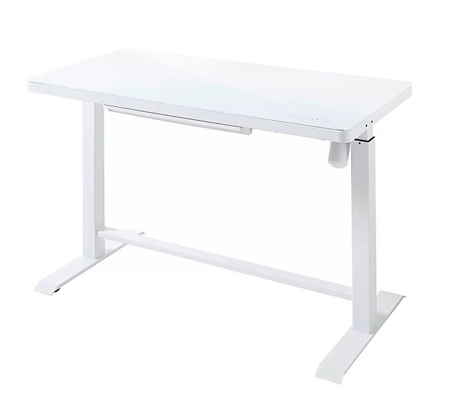 Schreibtisch weiß elektrisch höhenverstellbar 120x60 cm LIFT4HOME günstig online kaufen