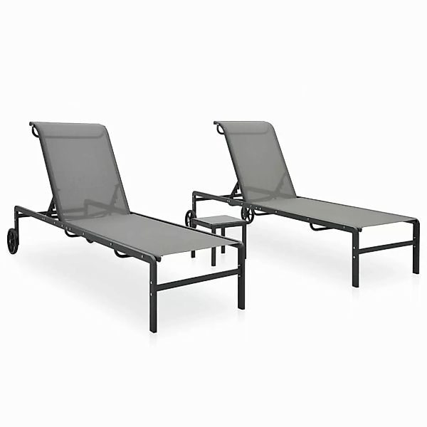 vidaXL Gartenliege Sonnenliegen 2 Stk. mit günstig online kaufen