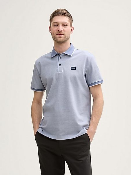 TOM TAILOR Poloshirt Piqué Poloshirt mit Logo-Label günstig online kaufen