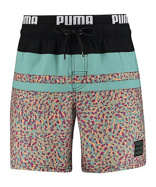PUMA Funktionshose PUMA Swim Heritage Stripe Mid Badehose Shorts günstig online kaufen
