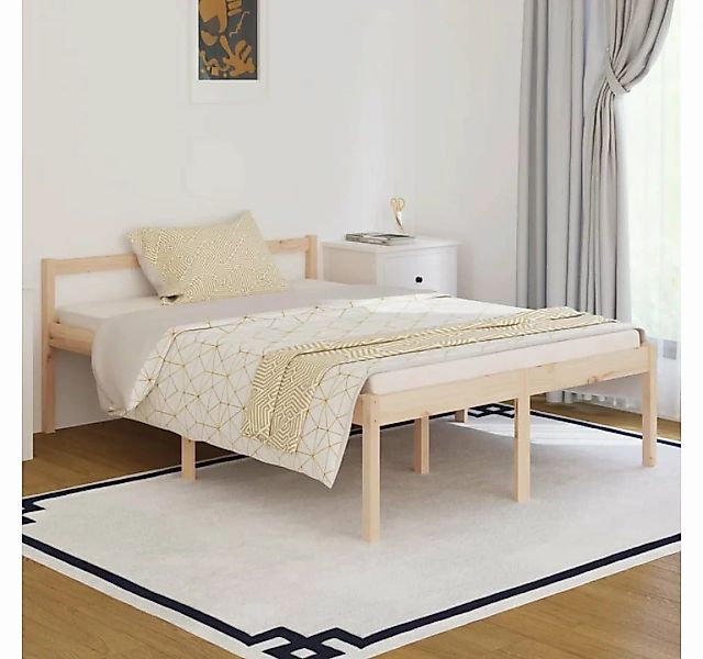 furnicato Bett Seniorenbett 140x190 cm Massivholz Kiefer günstig online kaufen