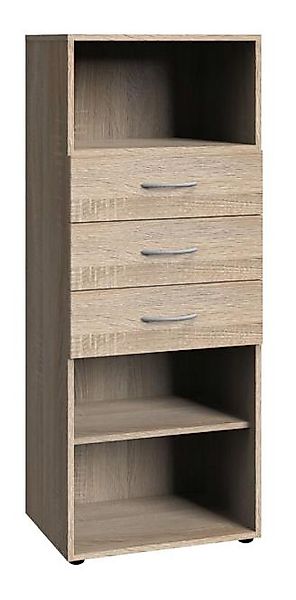 Regal Breite ca. 45 cm inkl. 3 Schubladen MULTIRAUMKONZEPT von Wimex / Eich günstig online kaufen