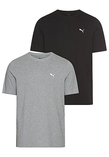 PUMA T-Shirt ESS LOGO TEE MULTIPACK M Doppelpack, 2 Stück günstig online kaufen