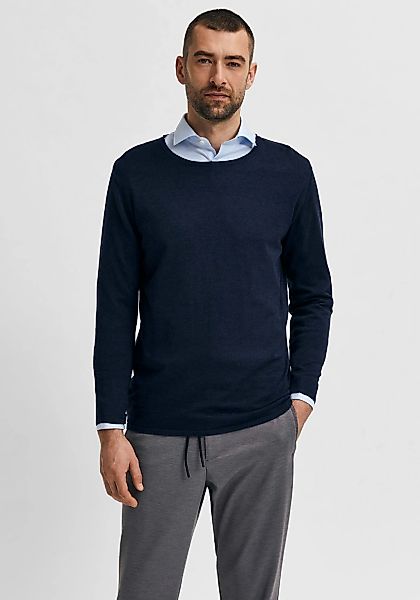 SELECTED HOMME Rundhalspullover "ROME KNIT" günstig online kaufen