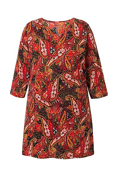 Ulla Popken Longshirt Longshirt Paisley A-Linie günstig online kaufen