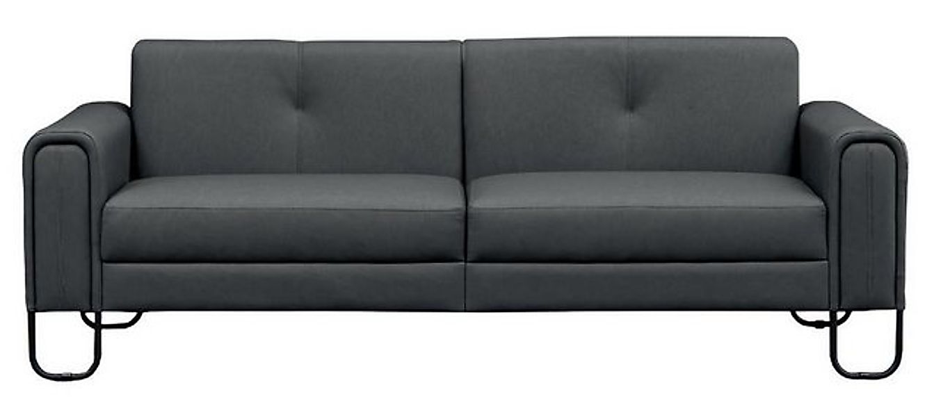 JVmoebel Sofa Sofa 3 Sitzer JV Möbel Wohnzimmer Einfarbig Design Couch Lede günstig online kaufen