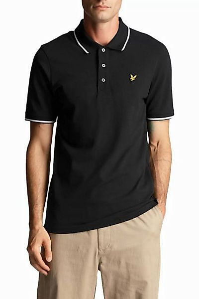 Lyle & Scott Poloshirt, Pique Baumwolle, Mit Kontrastdetails günstig online kaufen