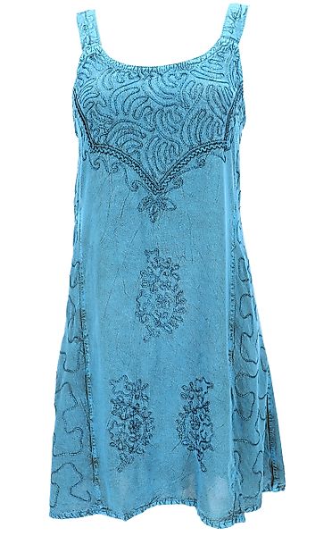 Guru-Shop Midikleid Besticktes Indisches Minikleid Boho günstig online kaufen