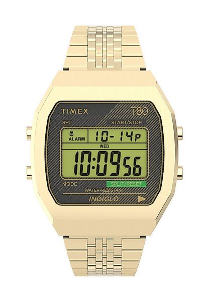 Timex Quarzuhr Timex T80 Steel, (1-tlg), Digitaluhr günstig online kaufen