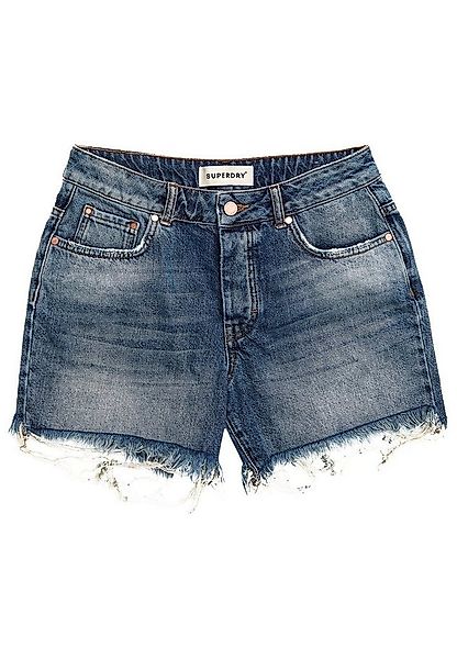Superdry Sporthose Superdry Shorts Damen DENIM MID LENGTH SHORT Mid Indigo günstig online kaufen