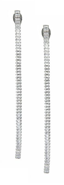 Ella Jonte Paar Ohrclips, lange Strass günstig online kaufen