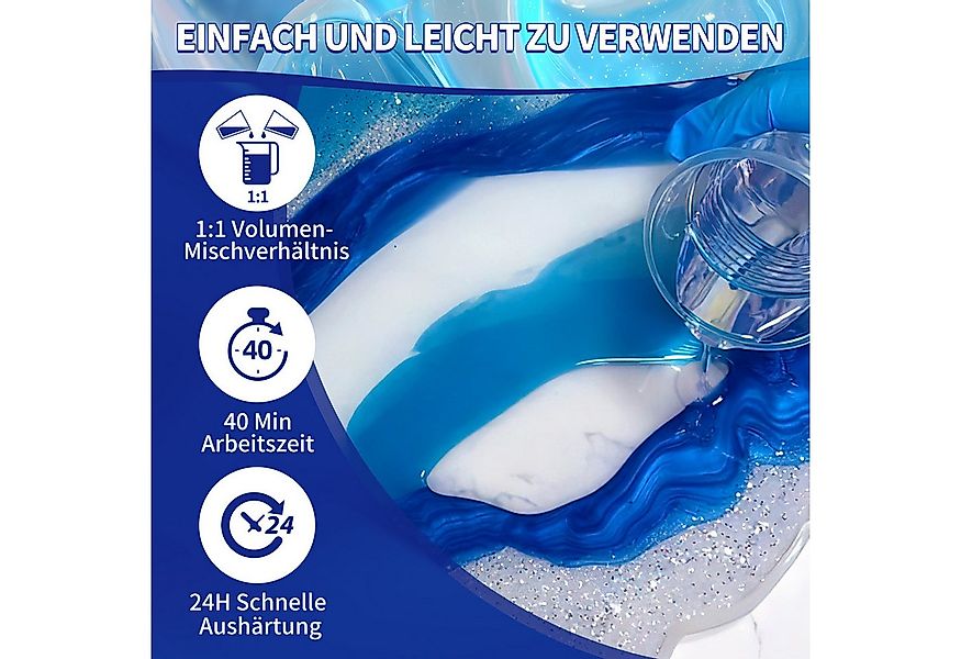 Bundviel Epoxidharz Epoxidharz Mit Härter Set, 256/64OZ Epoxidharz Set Anfä günstig online kaufen