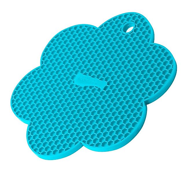Kochblume Topflappen Waben-Untersetzer Blume Türkis günstig online kaufen