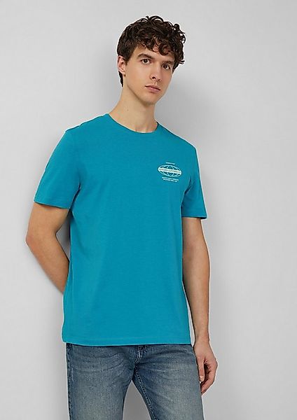 s.Oliver Kurzarmshirt T-Shirt Jersey-T-Shirt mit Frontprint günstig online kaufen